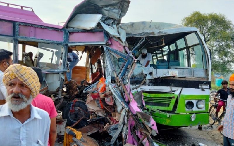 Tragic accident in moga