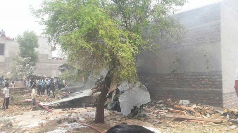 MiG-27 crashes in Jodhpur, pilot ejects safely
