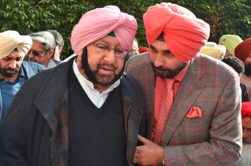 Navjot Singh Sidhu, Captain Amarinder Singh 