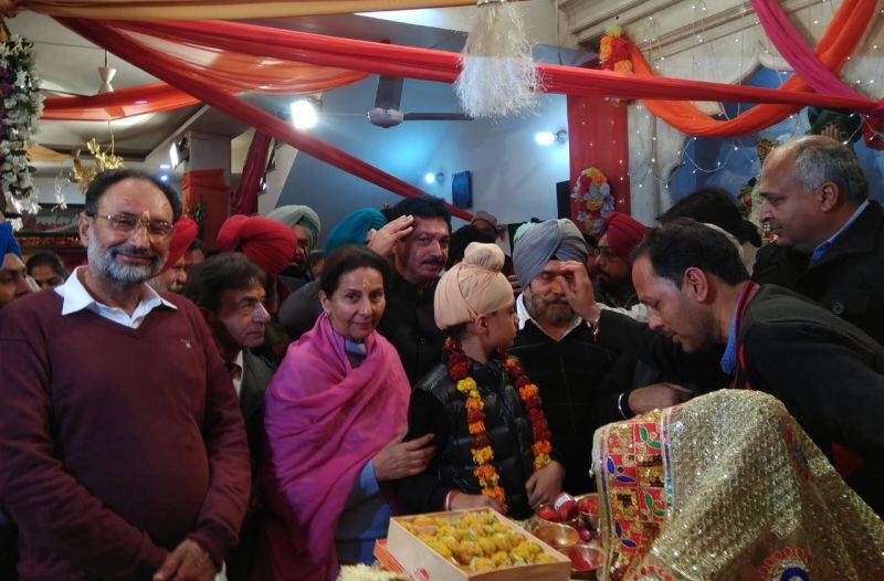 The ceremony at the ancient Shiva Temple