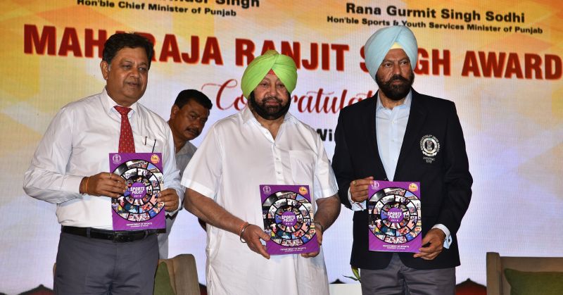 Honours sportspersons with Maharaja Ranjit Singh Award