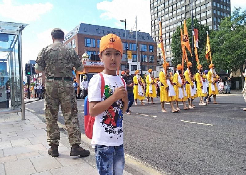 Nagar Kirtan on the British soil