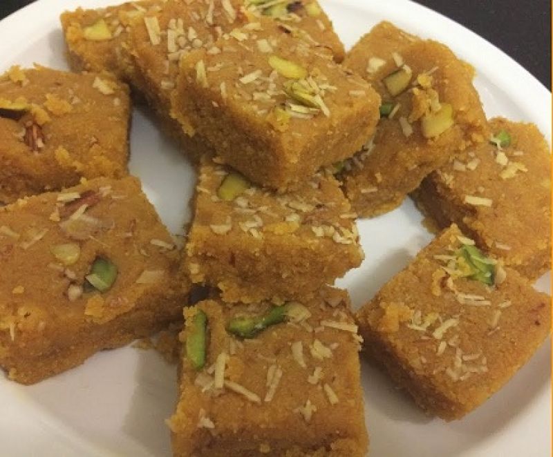 Sesame Besan Barfi