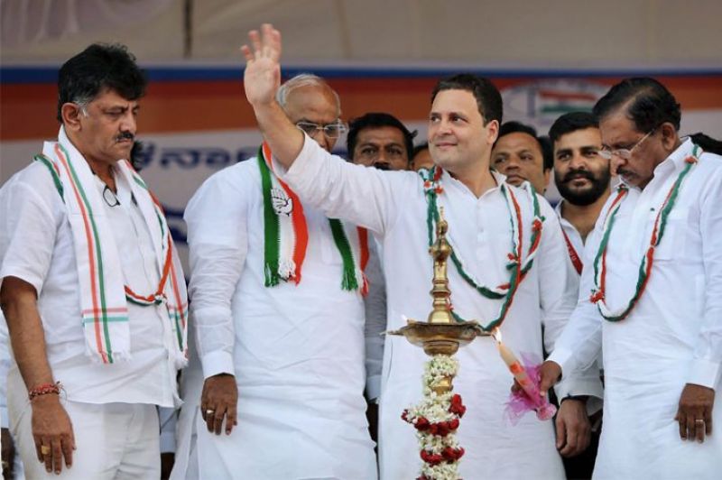 karnataka election congress going towards soft hindutva politics