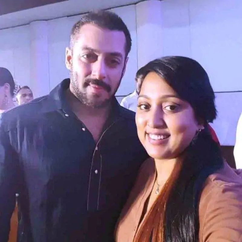 Salman Khan and Shabina Khan 