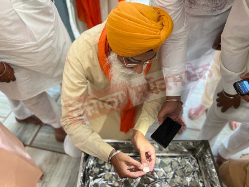 Gold and silver coins found during construction of Gurdwara Sahib