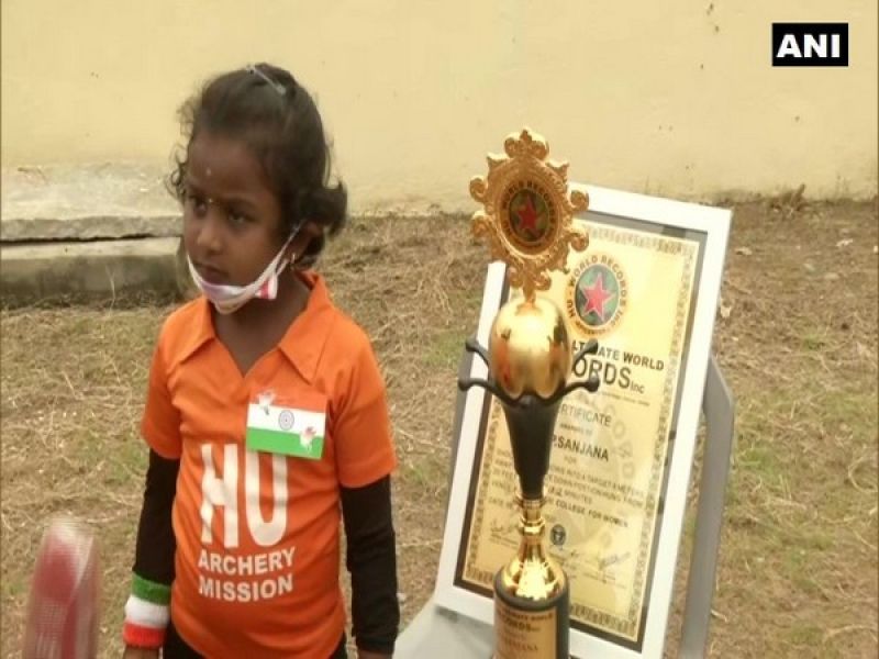 5-yr-old girl attempts world record by shooting 111 arrows