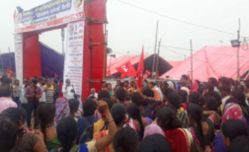 Farmers and Workers Are Marching in Delhi