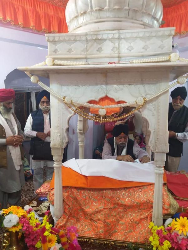 Paramjit Singh Sarna at Sri Nankana Sahib