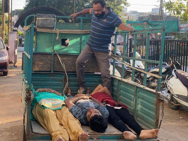 family members to drink poison