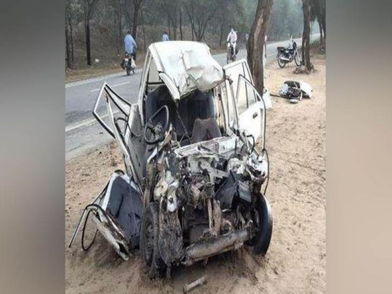 Broad accident in bathinda 