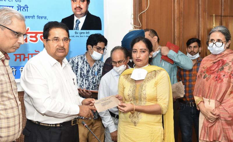 OP Soni hands over appointment letters to 30 Staff Nurses 