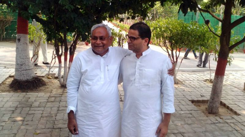 Prashant Kishor and Nitish Kumar