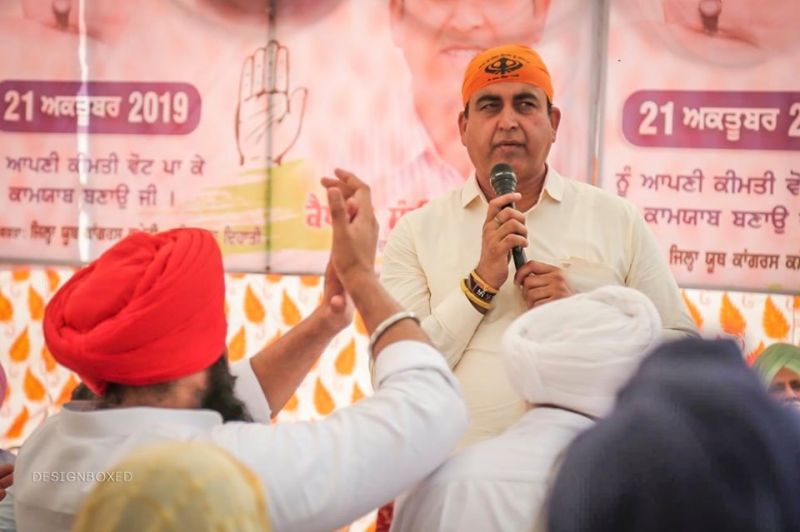 Congress candidate Captain Sandeep Singh Sandhu election campaign
