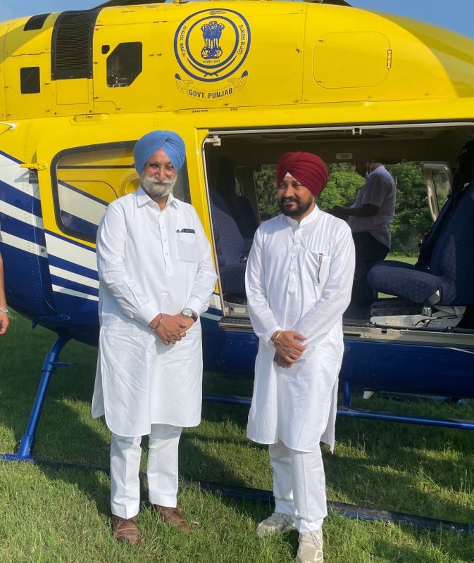 Punjab CM Charanjit Channi and Deputy CM Sukhjinder Randhawa