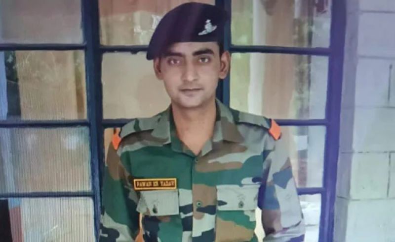 The soldier was brutally beaten by police