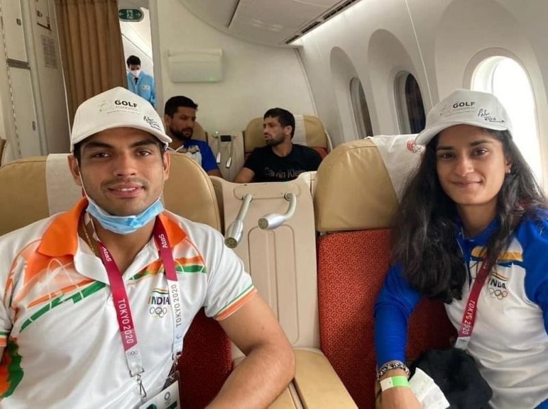  Indian athletics team returns from #TokyoOlympics to Delhi