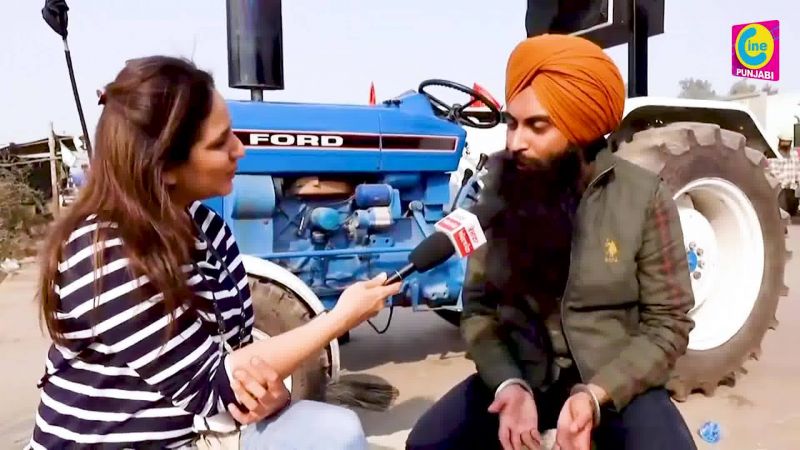 Bir Singh At Delhi Protest 