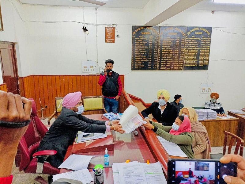 Narinder Kaur Bharaj Files Nomination