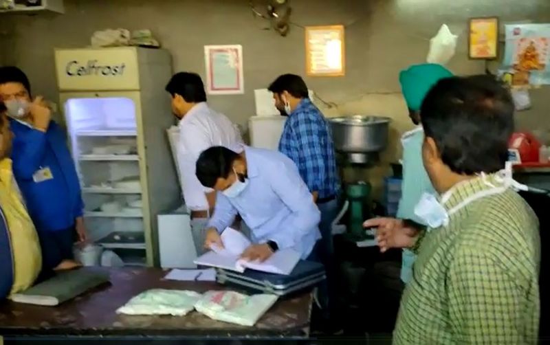 Police raid at paneer factory