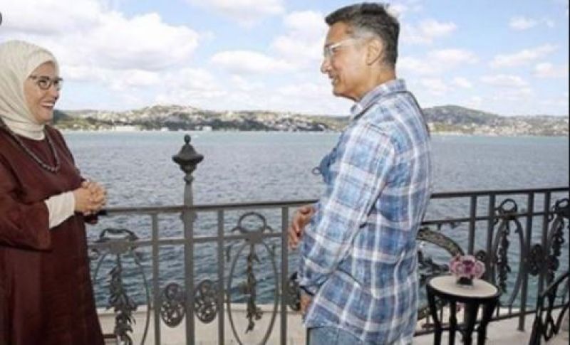 Aamir Khan and Emine Erdogan