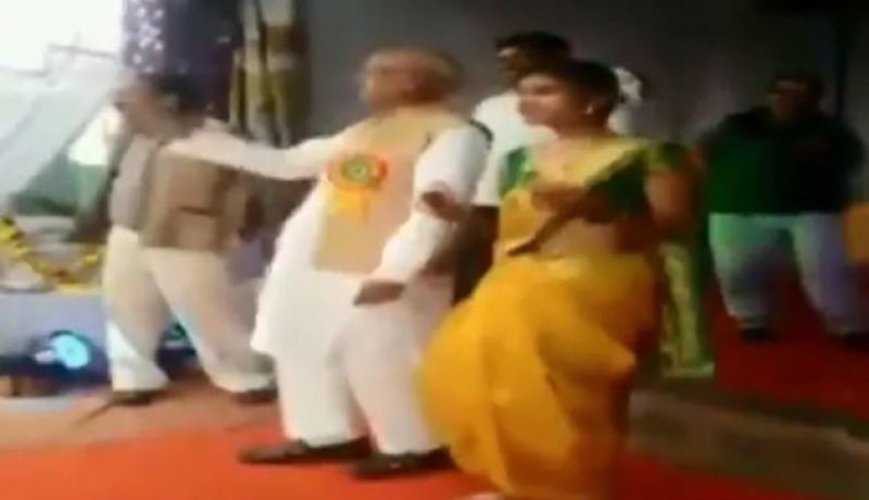 NCP MP dances with girl students