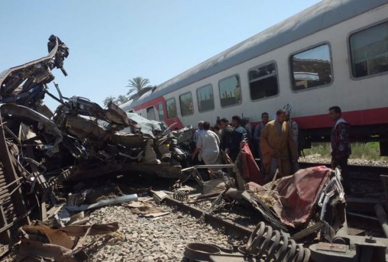 Egypt train crash