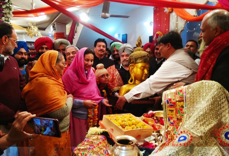 The ceremony at the ancient Shiva Temple