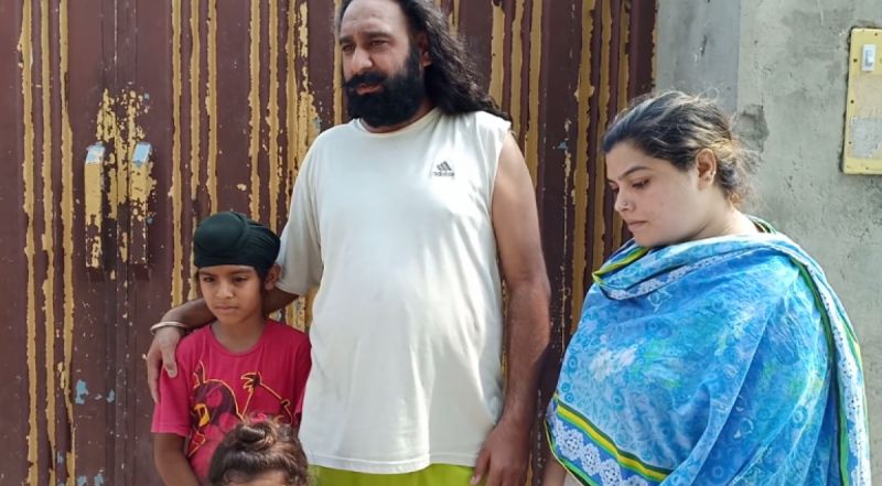 Gulab Singh with Family