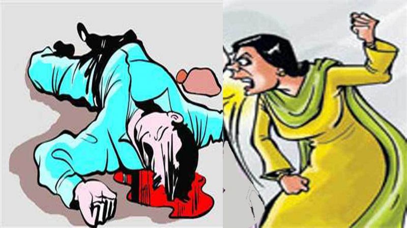 third Wife Attacked on Husband with Knife