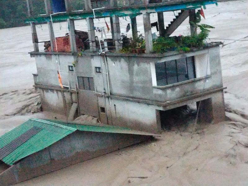 23 Army personnel missing after flash flood in Sikkim
