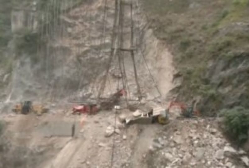 tunnel under construction collapsed