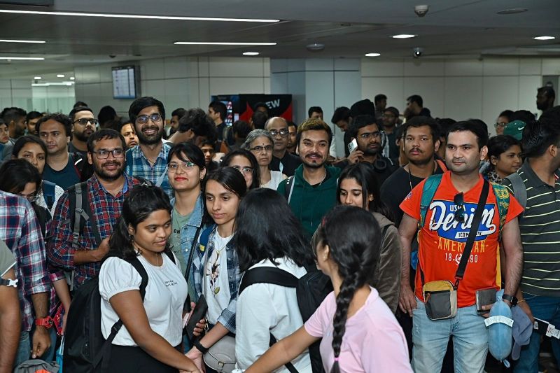 Operation Ajay: Flight carrying 212 Indians from Israel lands in Delhi