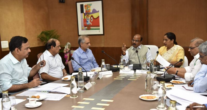 National Commission for Cleaning Employees Review Meeting with Punjab officials