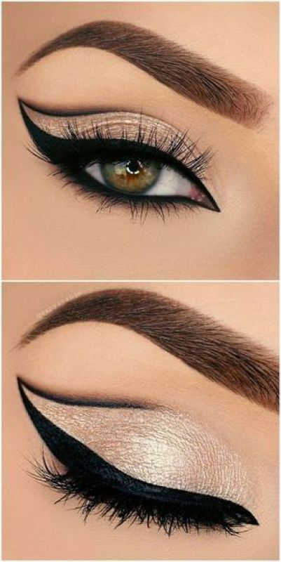 semi outline eyeliner