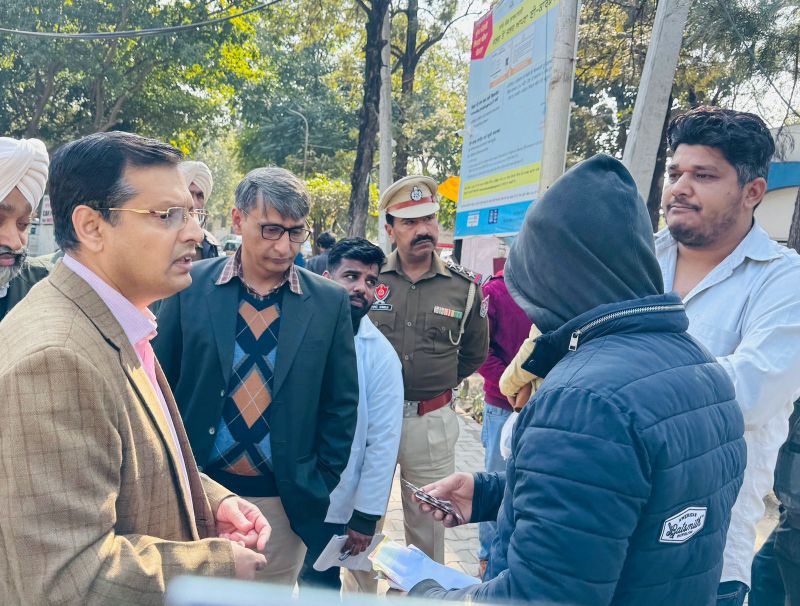 Unexpected visit to Civil Hospital Mohali by Chief Secretary