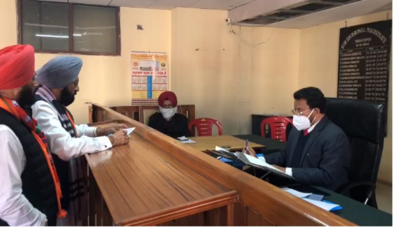 Rana Gurmeet Singh Sodhi Files Nomination 