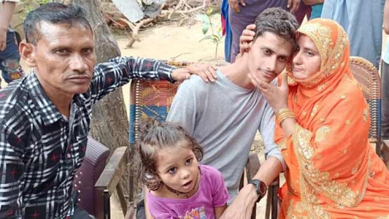 Muslim boy meets parents after 9 years 