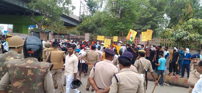 protest against Agnipath scheme