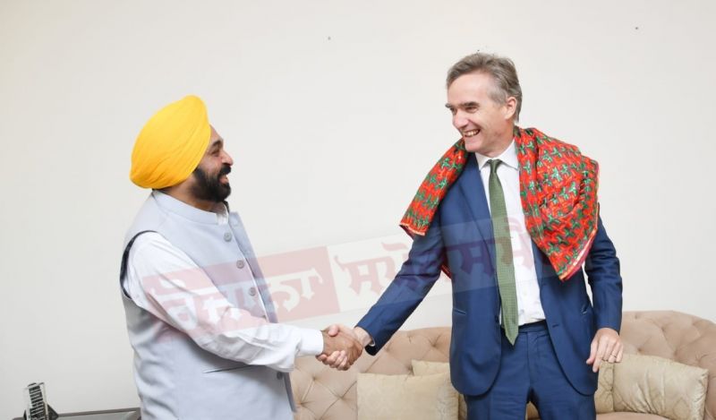 CM Mann meeting with British High Commissioner Alex ellis  