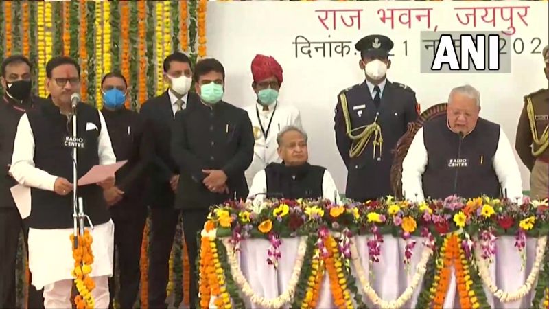  In Rajasthan, 15 MLAs have been sworn in as ministers