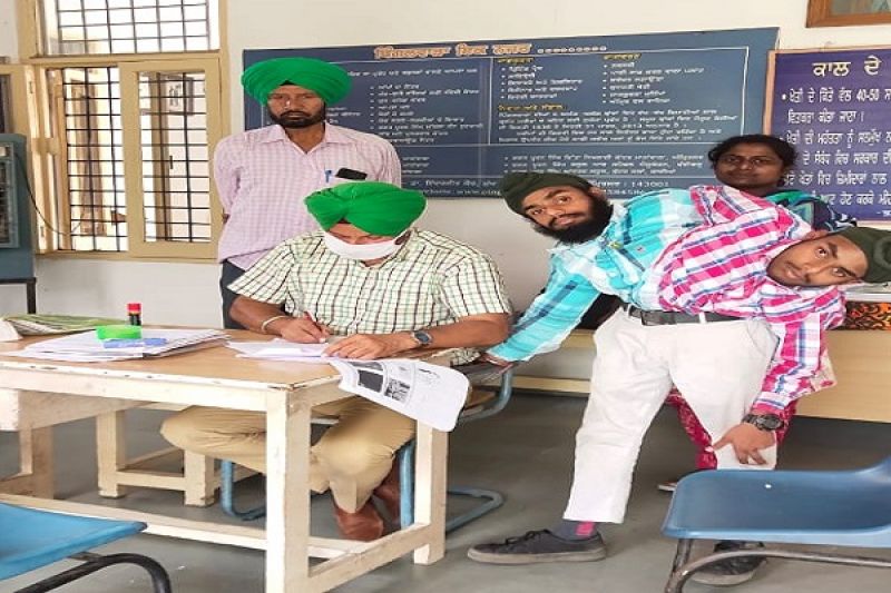 Voter registration camp