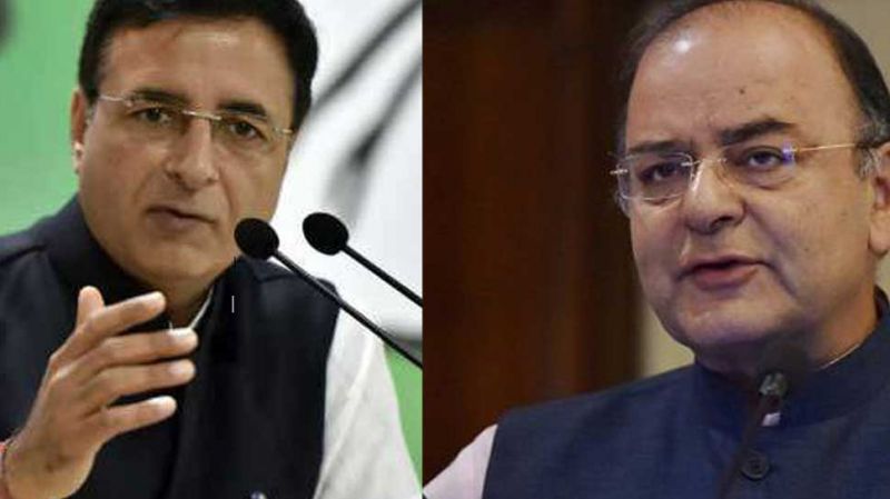 congress hits back arun jaitley over his remark on impeachment motion against cji