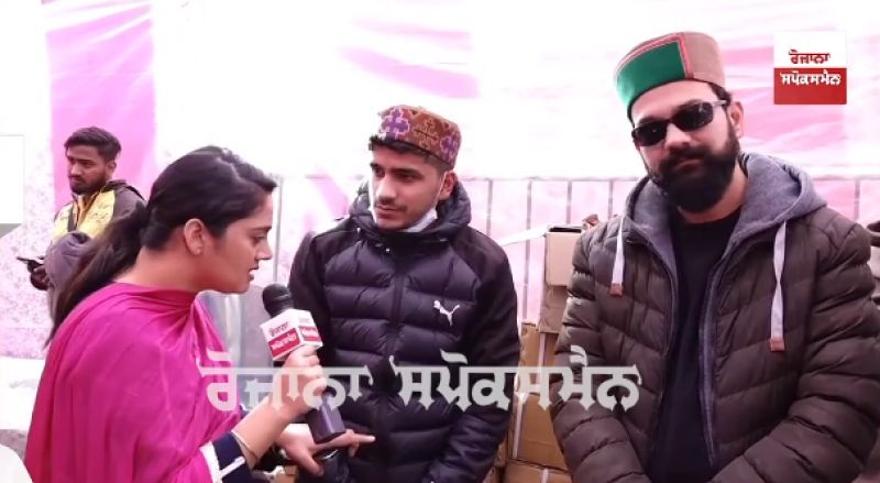 Himachal farmers at delhi protest