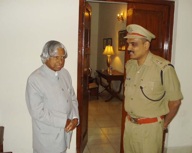 Kunwar Vijay Pratap Singh with Abdul Kalam