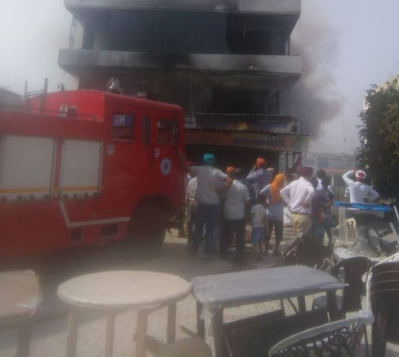 Fire in Sunny Enclave 