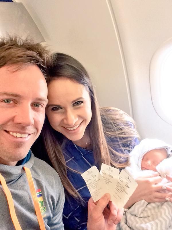 AB De Villiers and Danielle 