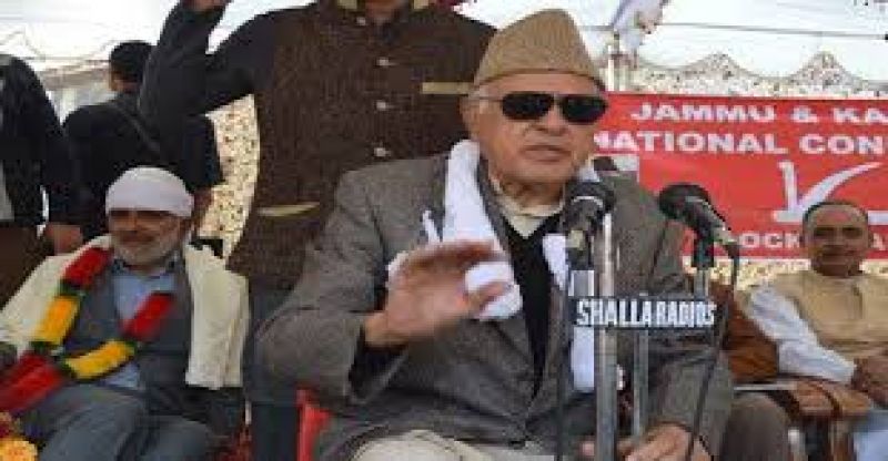 farooq abdullah says independence is not option for kashmir