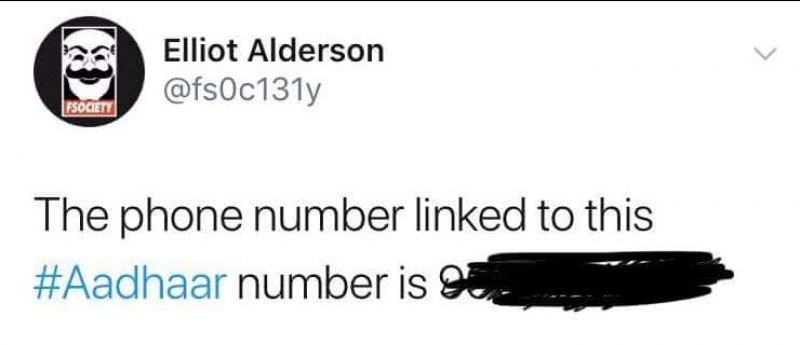 Tweet Elliot Alderson