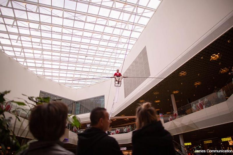  Freddy managed to keep his balance